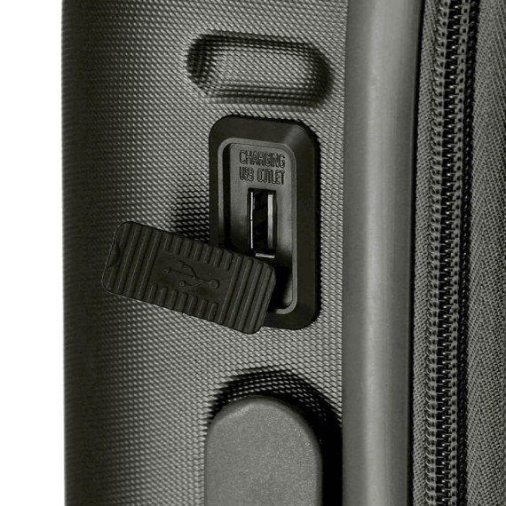 Mala de Cabine / Trolley 55cm 4R Exp. Pepe Jeans HIGHLIGHT Preta | Ref. 186.7688621