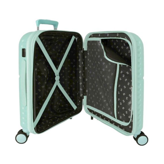 Mala de Cabine / Trolley 55cm 4R Exp. Pepe Jeans HIGHLIGHT Turquesa | Ref. 186.7688625