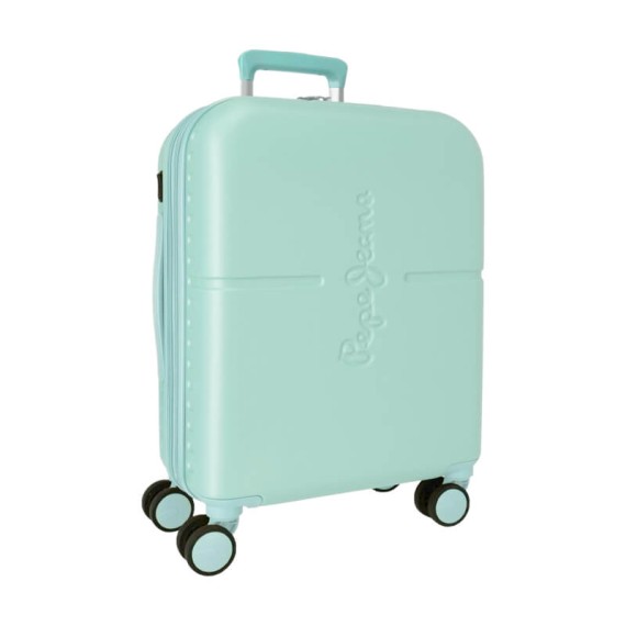 Mala de Cabine / Trolley 55cm 4R Exp. Pepe Jeans HIGHLIGHT Turquesa | Ref. 186.7688625