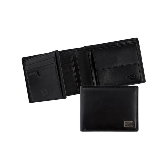 Camel Active Carteira Porta-Notas Horizontal com Porta-Moedas JAPAN Preta | Ref. 9127670260 Camel Active Carteira Porta-Notas Horizontal com Porta-Moedas JAPAN Preta | Ref. 9127670260