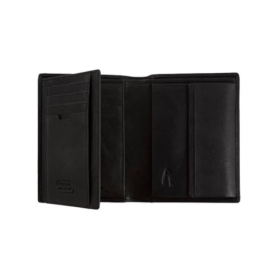 Camel Active Carteira Porta-Notas Tradicional ao Alto com Porta-Moedas OSAKA Preta | Ref. 9126970660