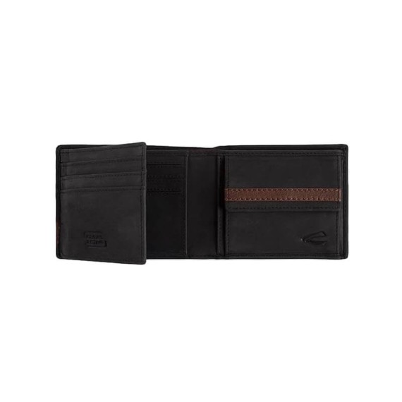 Camel Active Carteira Porta-Notas Tradicional com Porta-Moedas TAIPEH Preta | Ref. 9127470360 Camel Active Carteira Porta-Notas Tradicional com Porta-Moedas TAIPEH Preta | Ref. 9127470360