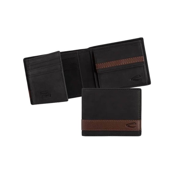 Camel Active Carteira Porta-Notas Tradicional com Porta-Moedas TAIPEH Preta | Ref. 9127470360 Camel Active Carteira Porta-Notas Tradicional com Porta-Moedas TAIPEH Preta | Ref. 9127470360