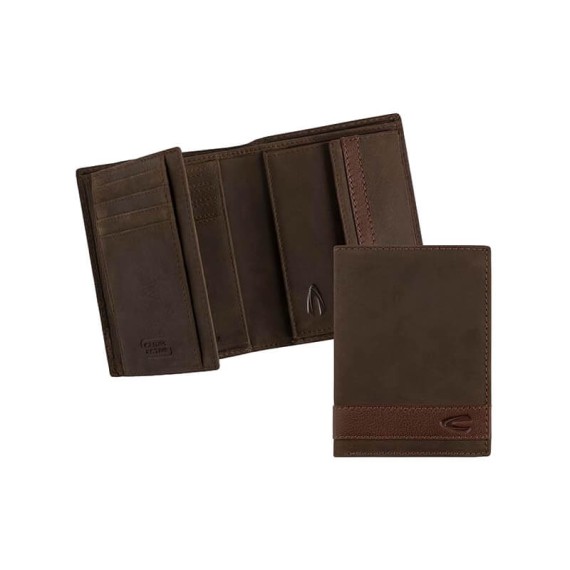 Camel Active Carteira Porta-Notas Vertical com Porta-Moedas TAIPEH Castanha | Ref. 9127470529