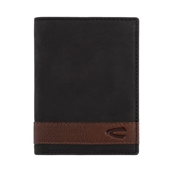 Camel Active Carteira Porta-Notas Vertical com Porta-Moedas TAIPEH Preta | Ref. 9127470560
