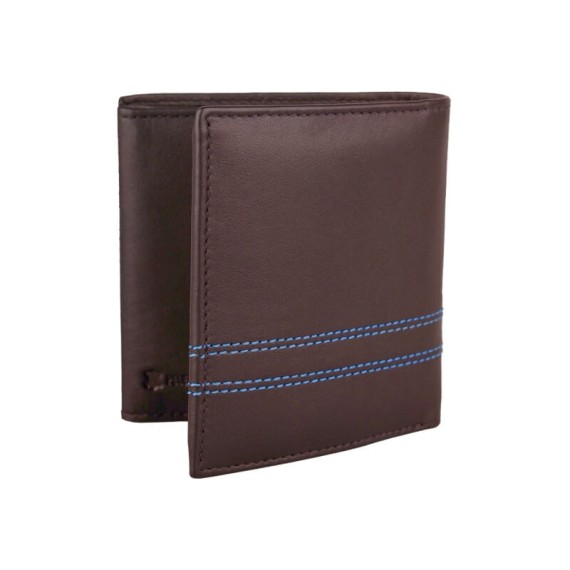 Carteira de Homem Vertical c/ Porta Moedas PORTO Oficial Castanha | Ref. 51.FCP2286C