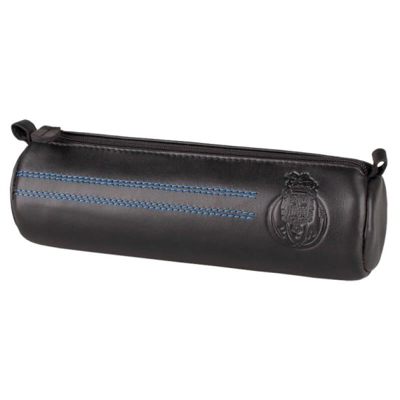 Estojo Escolar Redondo PORTO Oficial Preto | Ref. 51.FCP2290P Estojo Escolar Redondo PORTO Oficial Preto | Ref. 51.FCP2290P