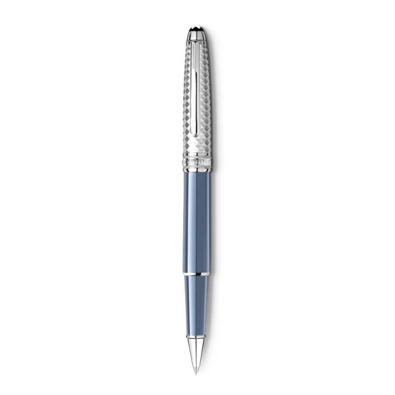 Rollerball 163 Montblanc MEISTERISTÜCK Glacier Doué Azul | Ref. 238.129404