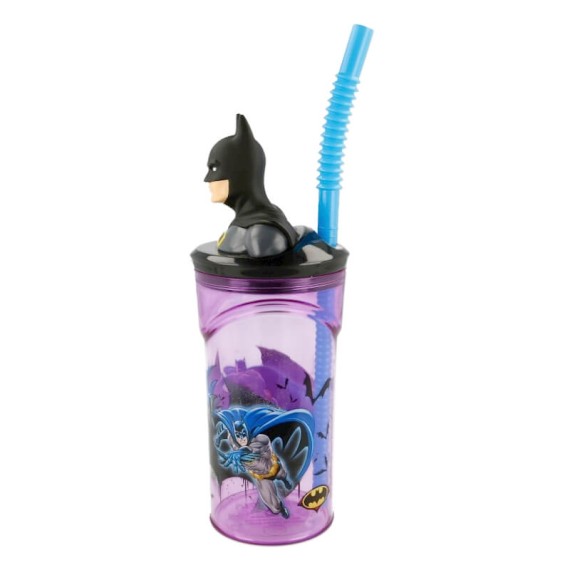 Copo 3D c/ Figura 360ml. Batman Roxo | Ref. 339.93054