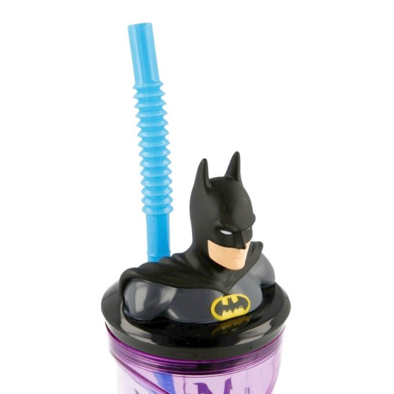 Copo 3D c/ Figura 360ml. Batman Roxo | Ref. 339.93054