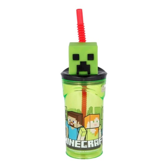 Copo 3D c/ Figura 360ml. Minecraft Verde | Ref. 339.40466