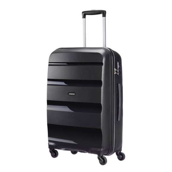 American Tourister Mala de Viagem / Trolley Médio 66cm 4R BON AIR Preta | Ref. 9285A00209