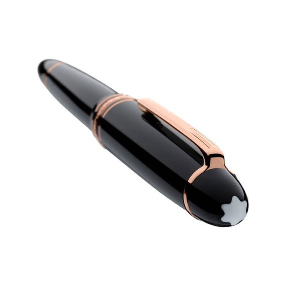 Caneta-tinteiro Montblanc MEISTERISTÜCK Red Gold LeGrand (F) Preta | Ref. 238.112669