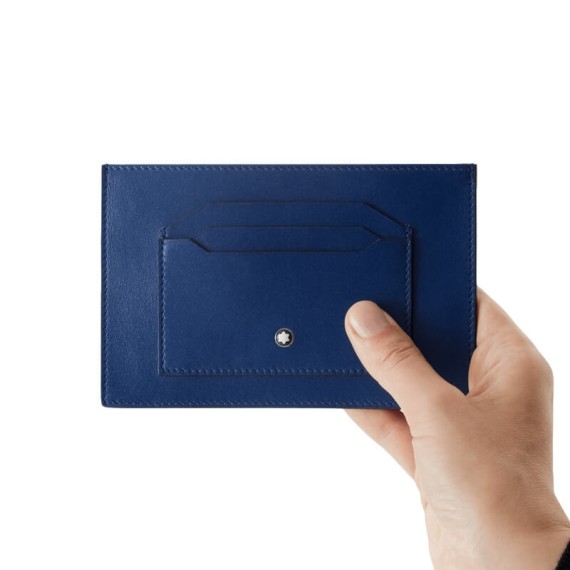 Porta-Cartões Montblanc 6CC MEISTERISTÜCK Azul | Ref. 238.129910 Porta-Cartões Montblanc 6CC MEISTERISTÜCK Azul | Ref. 238.129910