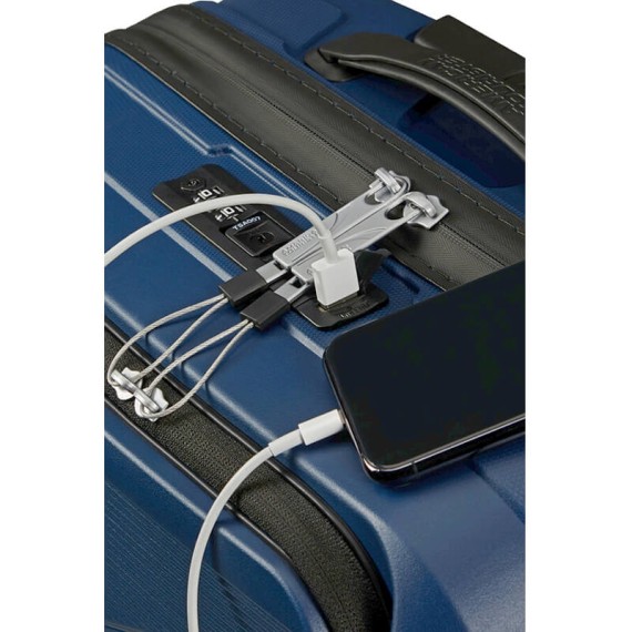 American Tourister Mala de Cabine / Trolley 55cm 4R 15.6” AIRCONIC Azul Marinho | Ref. 9288G00541