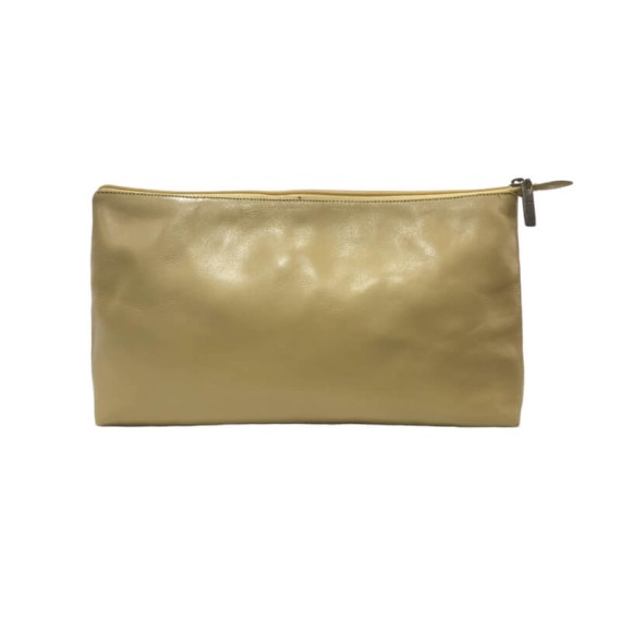 Bolsa de Mão para Senhora Pele Genuína Quin’s Taupe | Ref. 57.606/1T