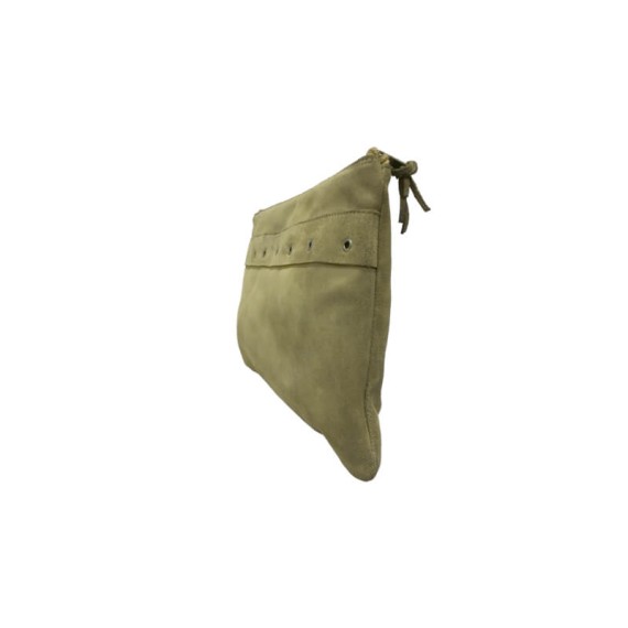 Bolsa de Mão Pele Genuína Grande Quin’s Bege | Ref. 57.654