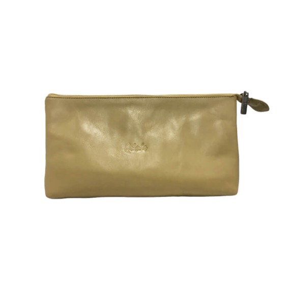 Bolsa de Mão Pequena para Senhora Pele Genuína Quin’s Taupe | Ref. 57.607/1T