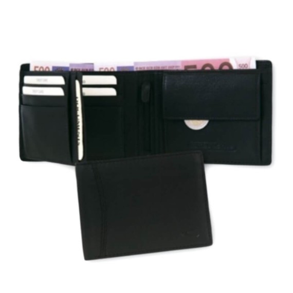 CAMEL ACTIVE Carteira Horizontal com Porta-Moedas Cordoba Preta | Ref. 9113370560 - 000590