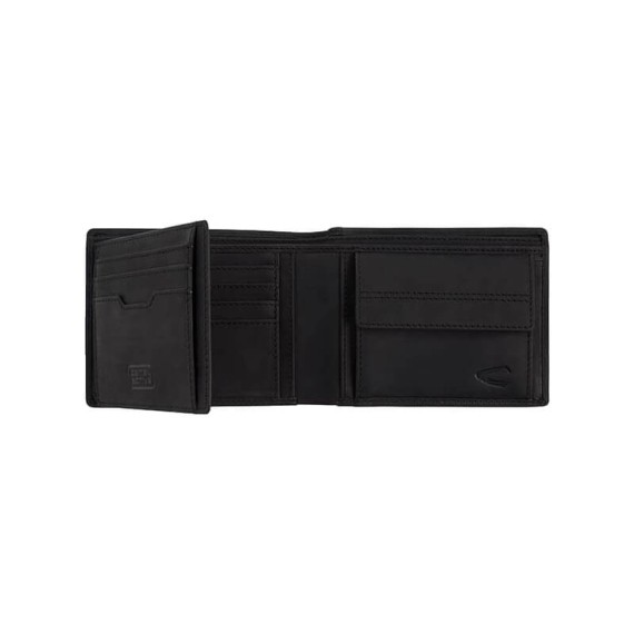 Camel Active Carteira Porta-Notas Horizontal com Porta-Moedas VIETNAM Preta | Ref. 9127770360 Camel Active Carteira Porta-Notas Horizontal com Porta-Moedas VIETNAM Preta | Ref. 9127770360