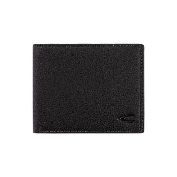 Camel Active Carteira Porta-Notas Horizontal com Porta-Moedas MACAU Preta | Ref. 9127570460