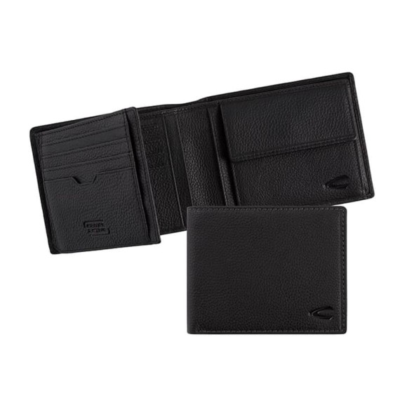 Camel Active Carteira Porta-Notas Horizontal com Porta-Moedas MACAU Preta | Ref. 9127570460 Camel Active Carteira Porta-Notas Horizontal com Porta-Moedas MACAU Preta | Ref. 9127570460