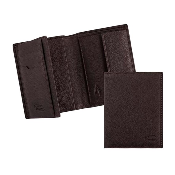 Camel Active Carteira Porta-Notas Vertical com Porta-Moedas MACAU Castanha | Ref. 9127570529