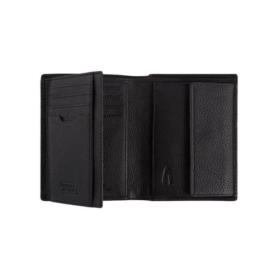 Camel Active Carteira Porta-Notas Vertical com Porta-Moedas MACAU Preta | Ref. 9127570560