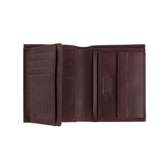 Camel Active Carteira Tradicional Vertical c/ P. Moedas NIAGARA Castanha | Ref. 9125370529