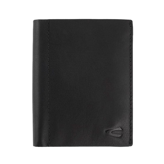 Camel Active Carteira Tradicional Vertical c/ P. Moedas NIAGARA Preta | Ref. 9125370560