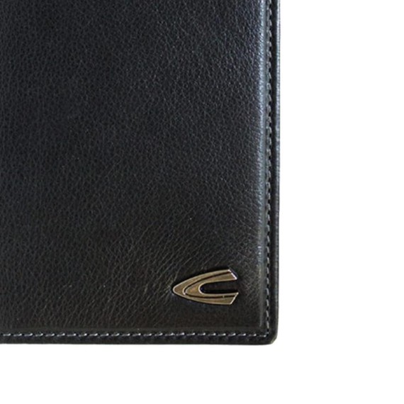 Camel Active Carteira Vertical com Porta-Moedas VEGAS Preta | Ref. 91B3470760