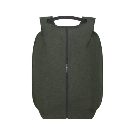 Samsonite Mochila Anti-Roubo para Portátil 15.6'' c/ Porta USB SECURIPAK Verde Escuro | Ref. 92KA600134