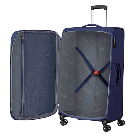 American Tourister Conj. 3 Trolleys (SP55+SP66+SP80) HYPERSPEED Combat Navy | Ref. 92MC300541