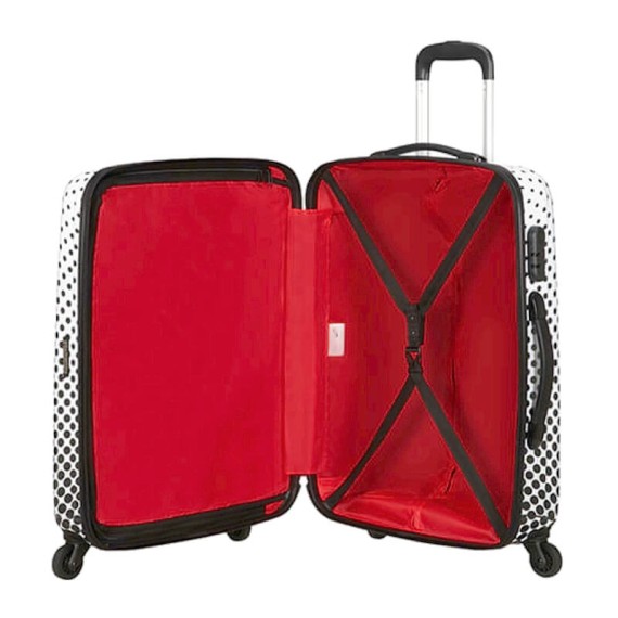 American Tourister Mala de Viagem / Trolley Médio 65cm DISNEY LEGENDS Mickey Polka Dot | Ref. 9219C00715