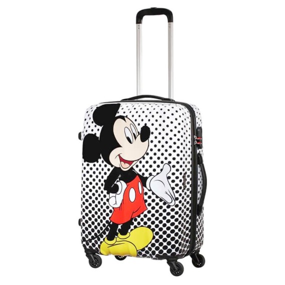 American Tourister Mala de Viagem / Trolley Médio 65cm DISNEY LEGENDS Mickey Polka Dot | Ref. 9219C00715