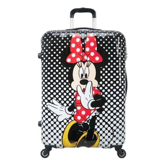 American Tourister Mala de Viagem / Trolley Grande 75cm Legends Disney Minnie Mouse Polka Dot | Ref. 9219C00819