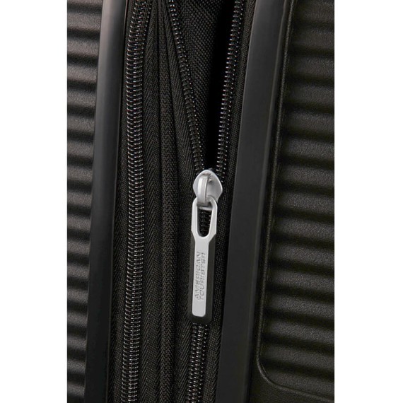 American Tourister Mala de Cabine / Trolley 55cm 4 Rodas Exp SOUNDBOX Bass Black | Ref. 9232G00109