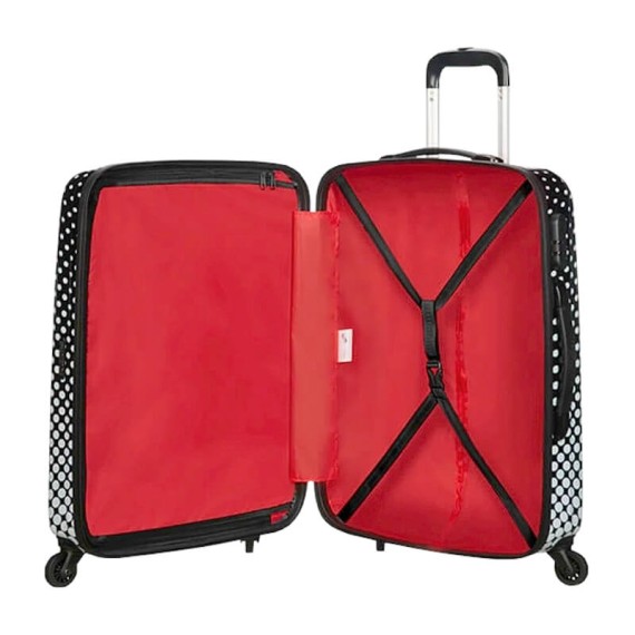 American Tourister Mala de Viagem / Trolley Médio 65cm DISNEY LEGENDS Minnie Mouse Polka Dot | Ref. 9219C00719
