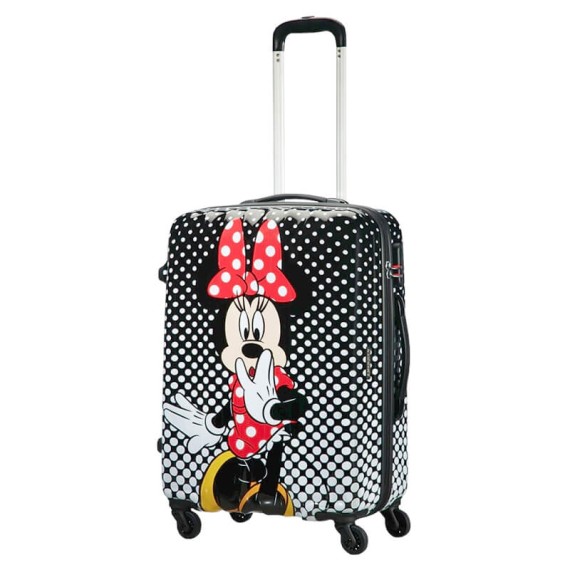 American Tourister Mala de Viagem / Trolley Médio 65cm DISNEY LEGENDS Minnie Mouse Polka Dot | Ref. 9219C00719