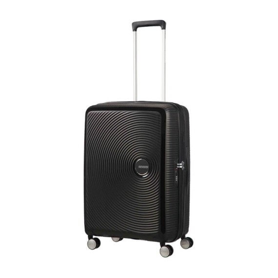 American Tourister Mala de Viagem / Trolley Médio 67cm 4R EXP SOUNDBOX Preta | Ref. 9232G00209