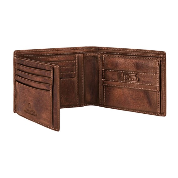 Camel Active Carteira Porta-Notas c/ P. Moedas MELBOURNE Castanha | Ref. 9124770329