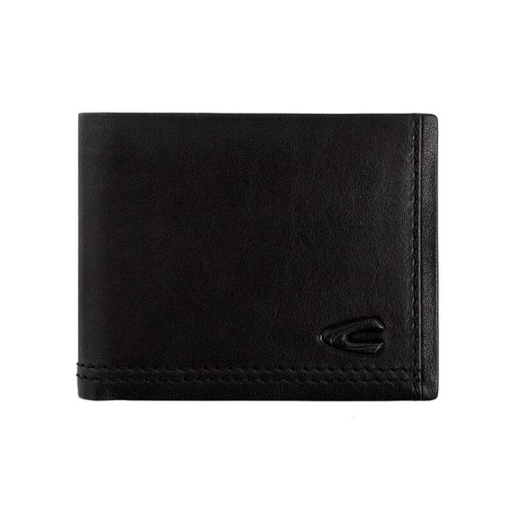 Camel Active Carteira Porta-Notas Tradicional com Porta-Moedas OSAKA Preta | Ref. 9126970360
