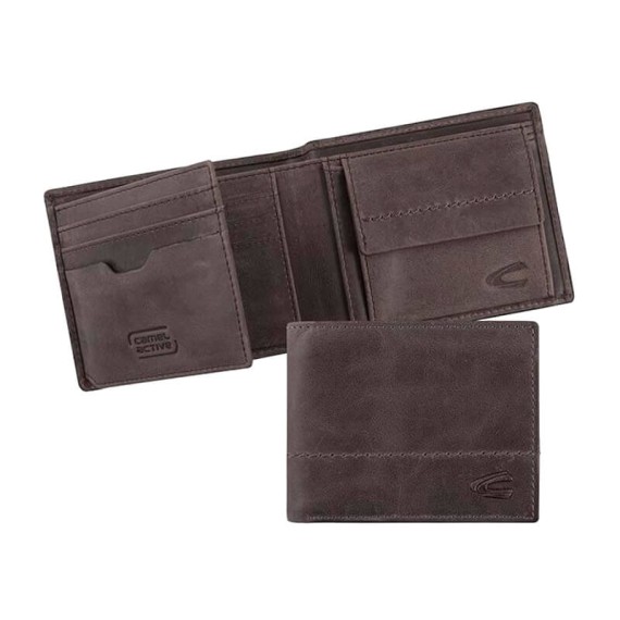 Camel Active Carteira Porta-Notas Tradicional HANOI Cinza | Ref. 9127970270