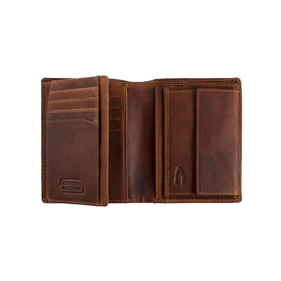 Camel Active Carteira Porta-Notas Vertical com Porta-Moedas NEPAL Castanha | Ref. 9128070329