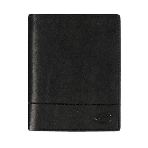 Camel Active Carteira Porta-Notas Vertical com Porta Moedas HANOI Preta | Ref. 9127970460