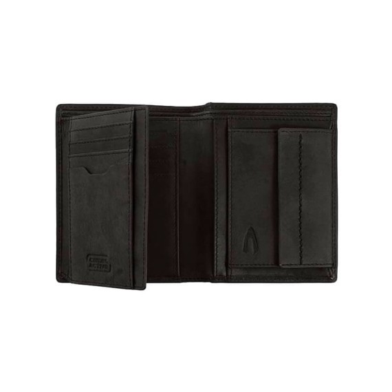 Camel Active Carteira Porta-Notas Vertical com Porta Moedas HANOI Preta | Ref. 9127970460