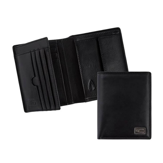 Camel Active Carteira Porta-Notas Vertical com Porta-Moedas JAPAN Preta | Ref. 9127670360 Camel Active Carteira Porta-Notas Vertical com Porta-Moedas JAPAN Preta | Ref. 9127670360