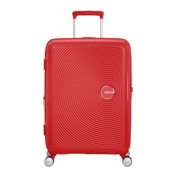 AMERICAN TOURISTER Mala de Viagem Média 67cm 4R Exp. Soundbox Vermelho Coral | Ref. 9232G00210
