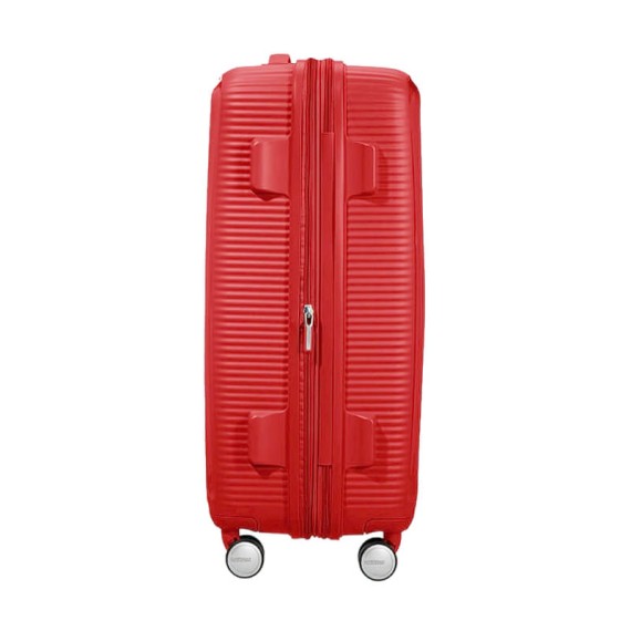 AMERICAN TOURISTER Mala de Viagem Média 67cm 4R Exp. Soundbox Vermelho Coral | Ref. 9232G00210