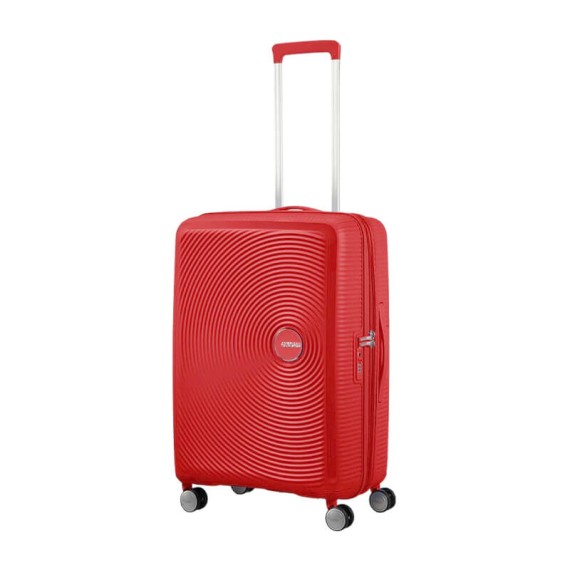 AMERICAN TOURISTER Mala de Viagem Média 67cm 4R Exp. Soundbox Vermelho Coral | Ref. 9232G00210